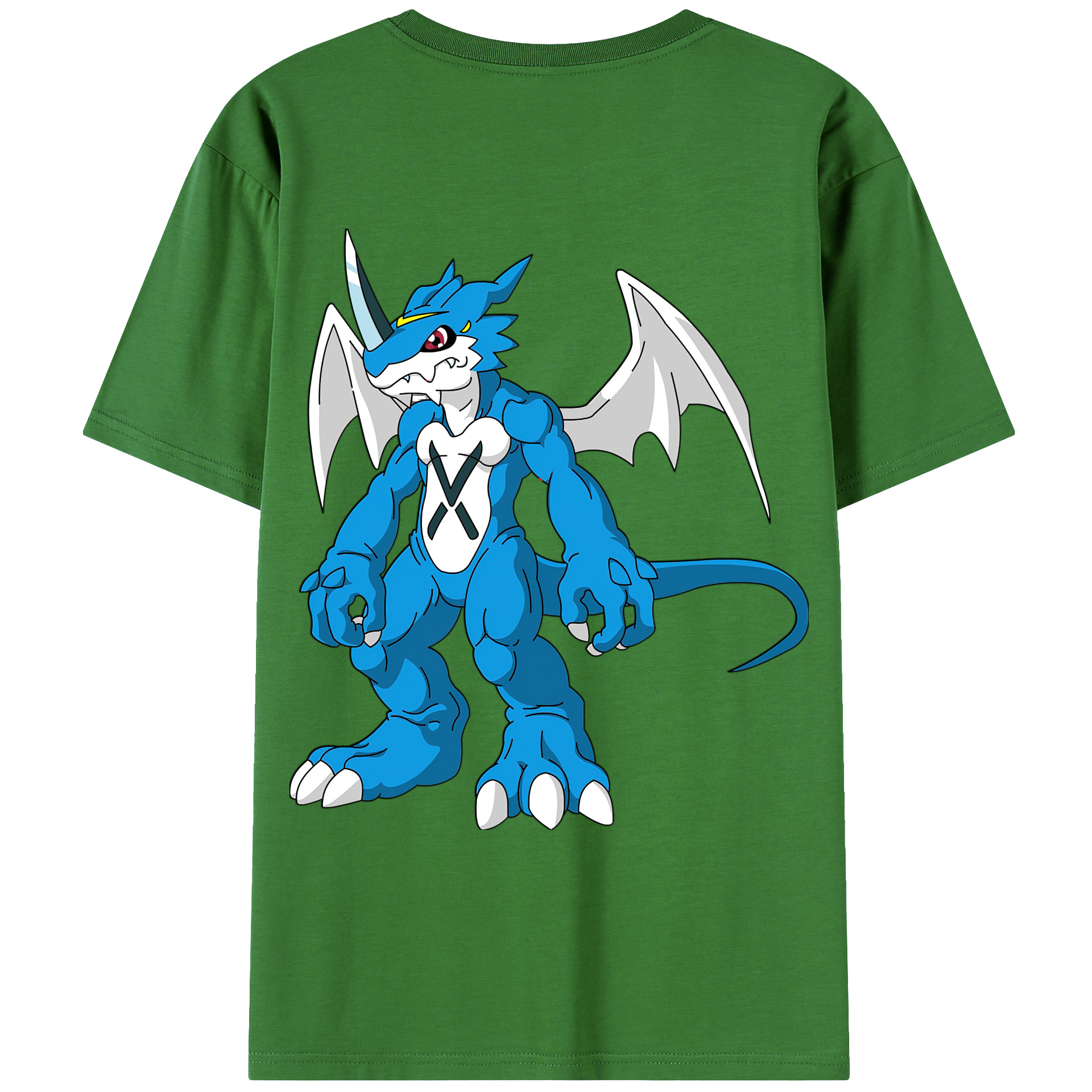 （画像用） Digimon デジタルモンスター/デジモン レディース半袖Tシャツ(バックプリント)